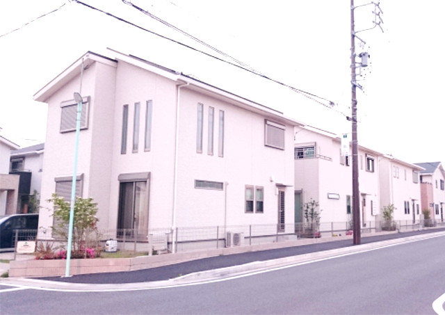 外壁塗装を施された滋賀県の住宅