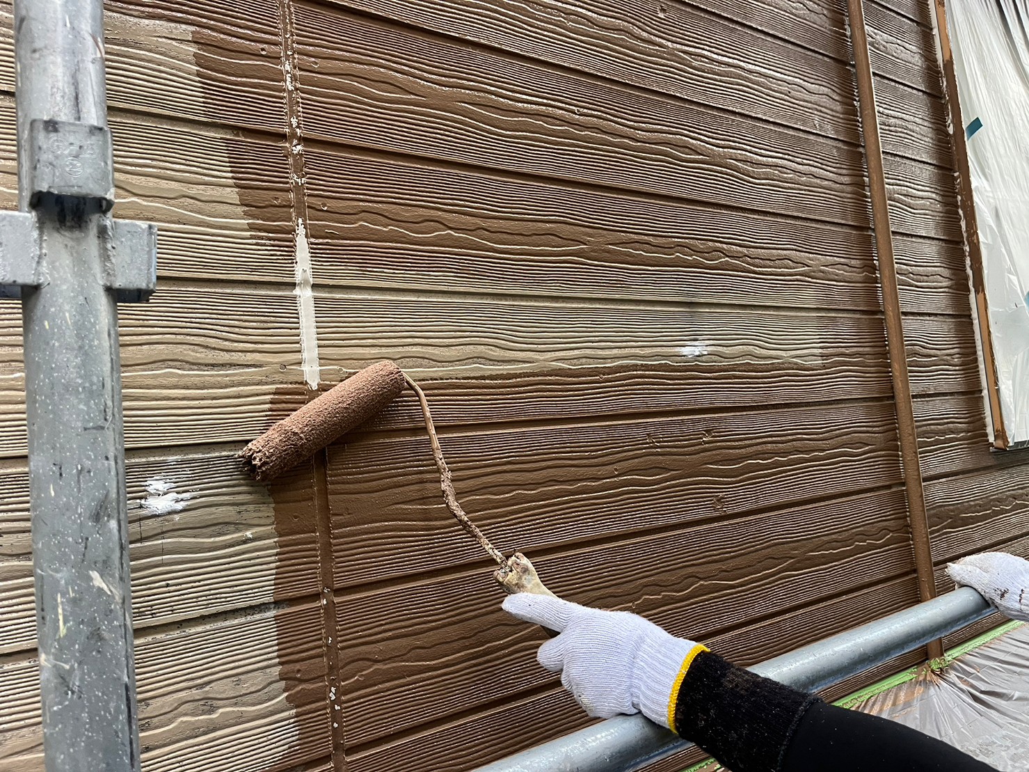 京都市下京区T邸外壁ナノ塗料塗装