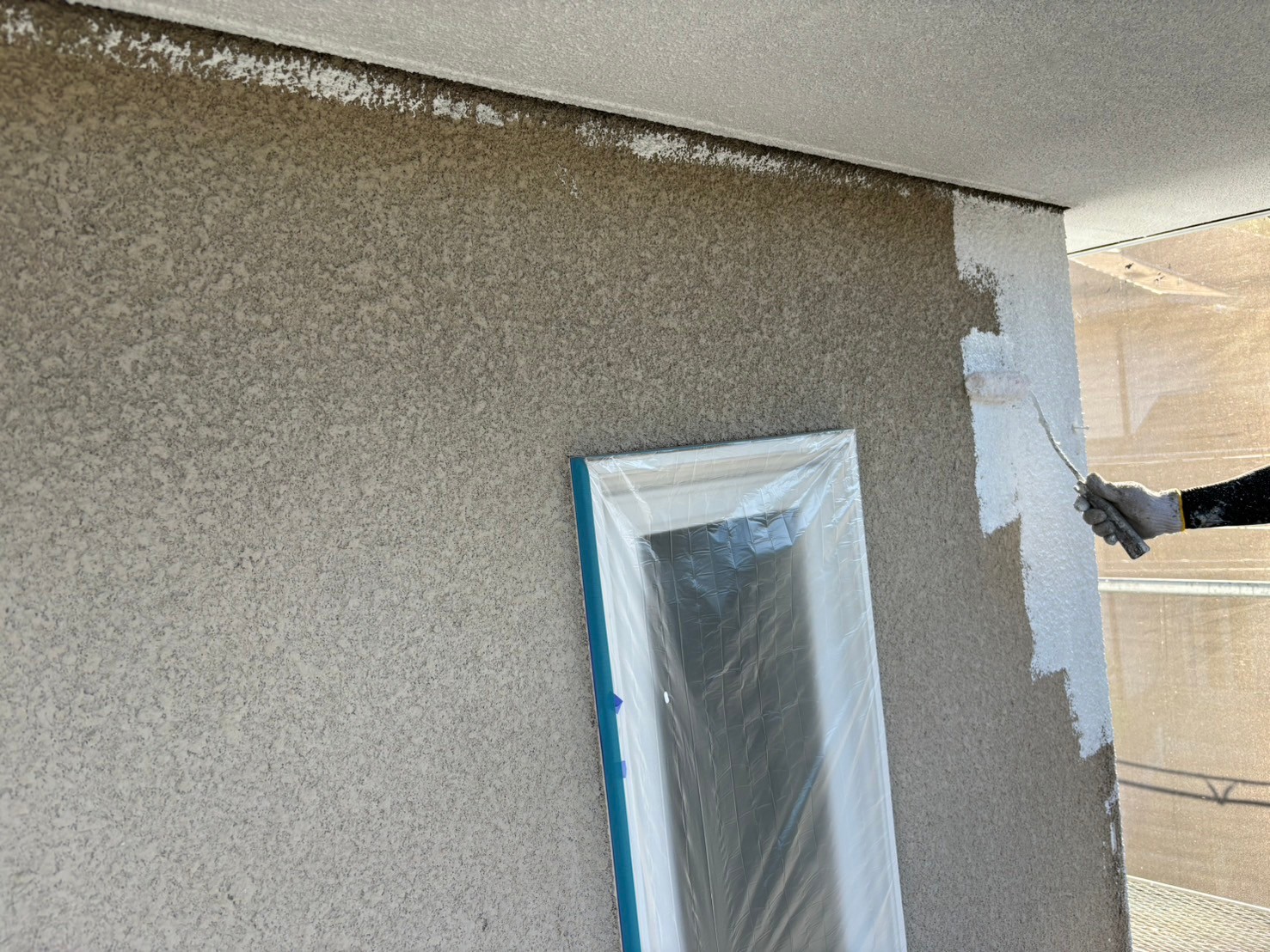 滋賀県大津市O邸下塗り