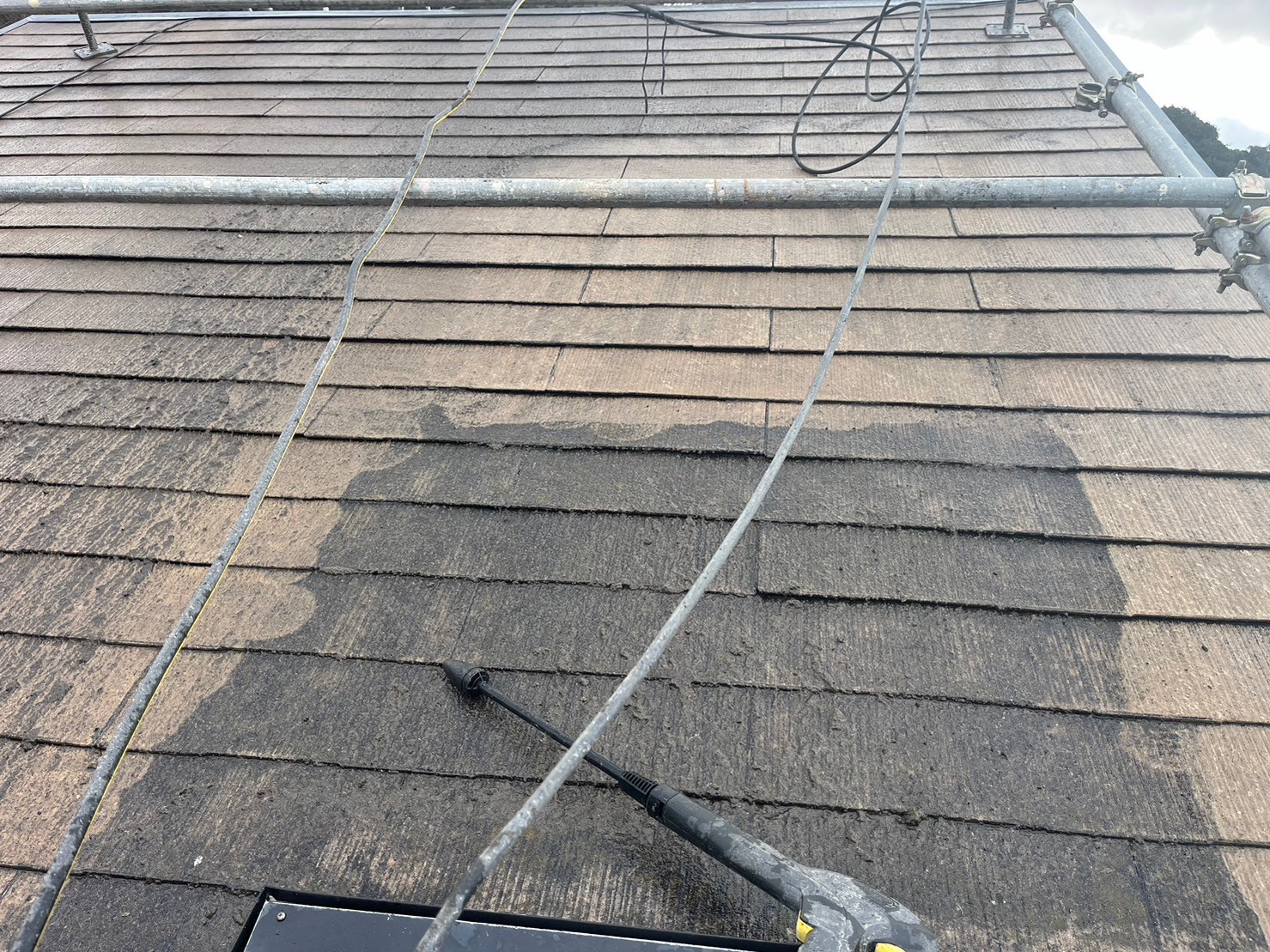 左京区F邸高圧洗浄