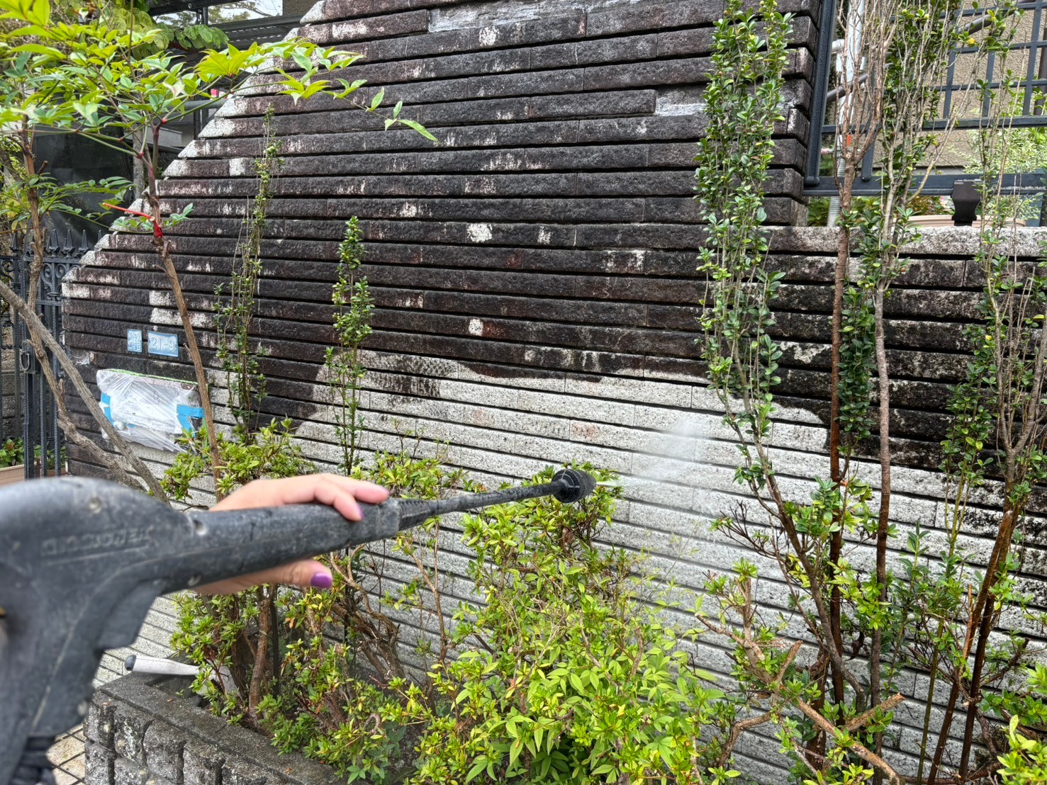 滋賀県大津市O邸高圧洗浄
