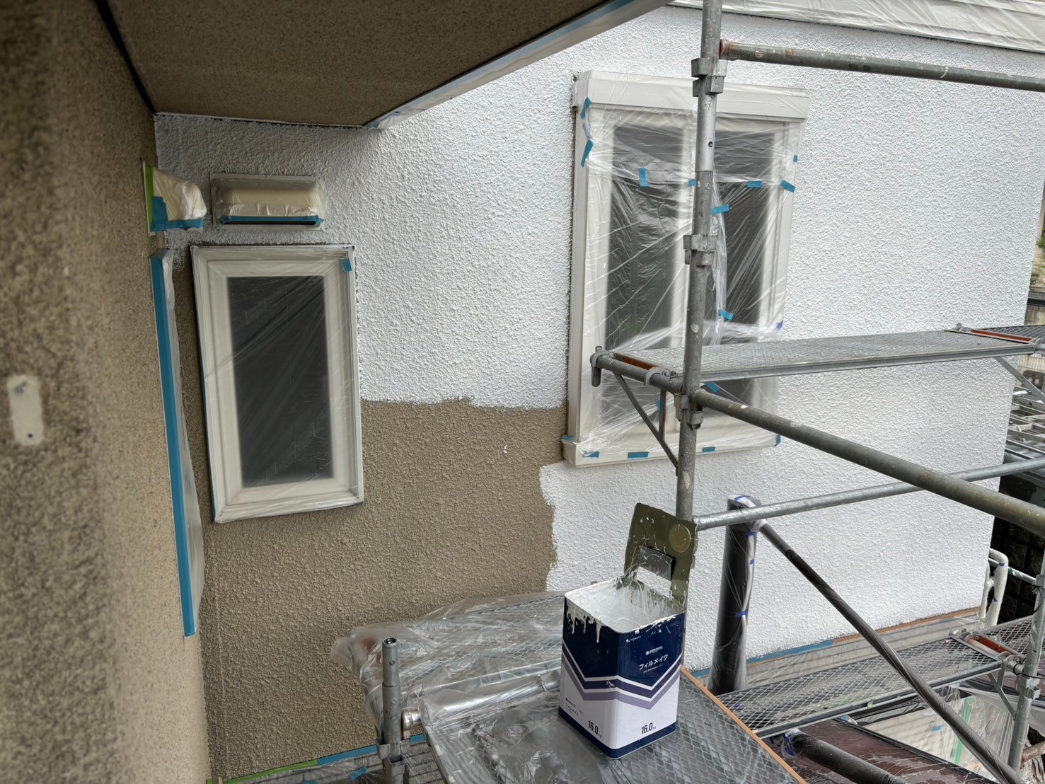 滋賀県大津市O邸下塗り