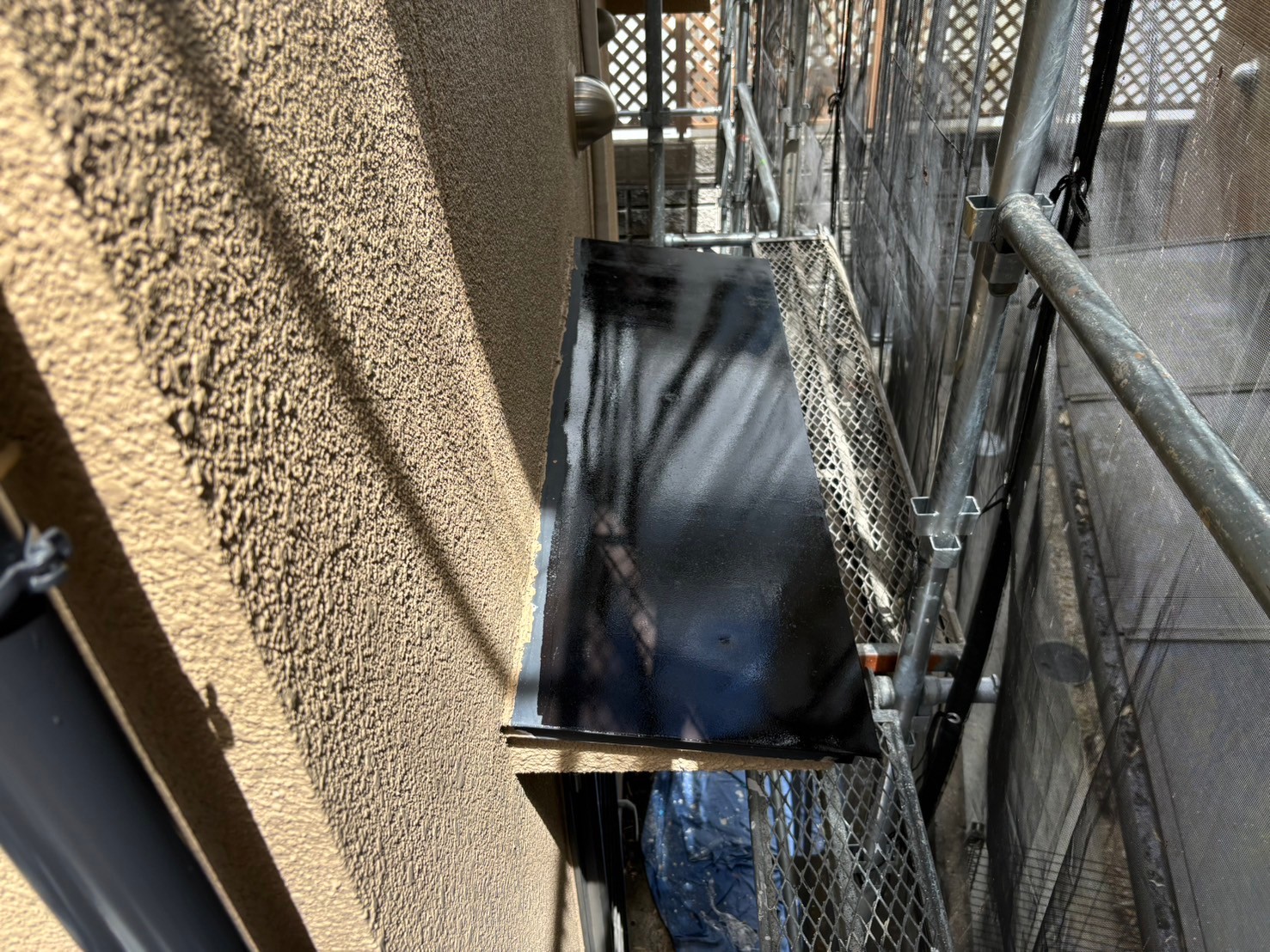 西京区O邸付帯部分塗装