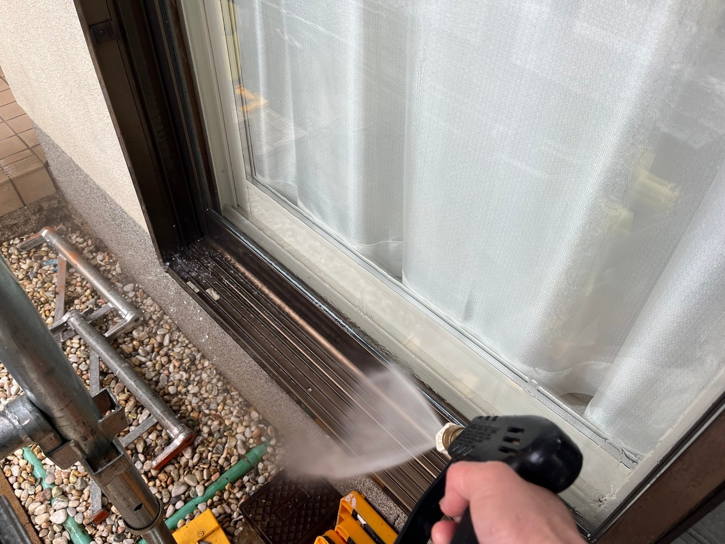 京都府宇治市K邸高圧洗浄