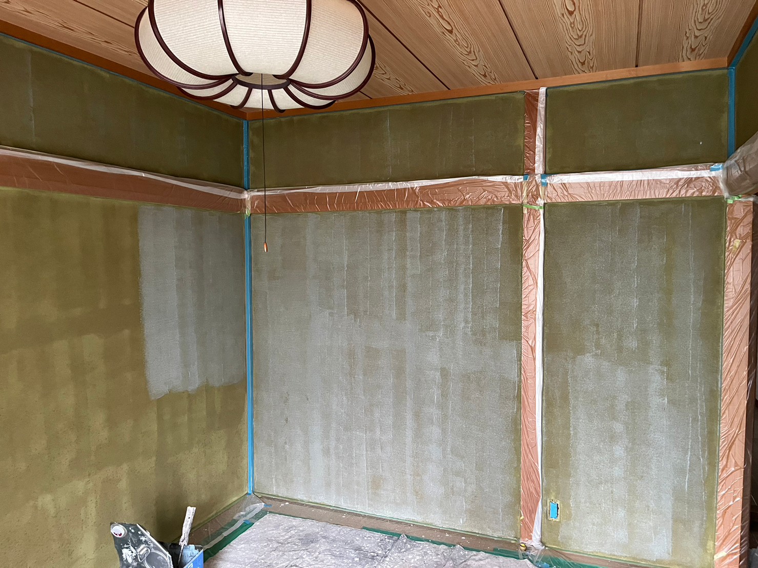 京都市和室聚楽壁塗装