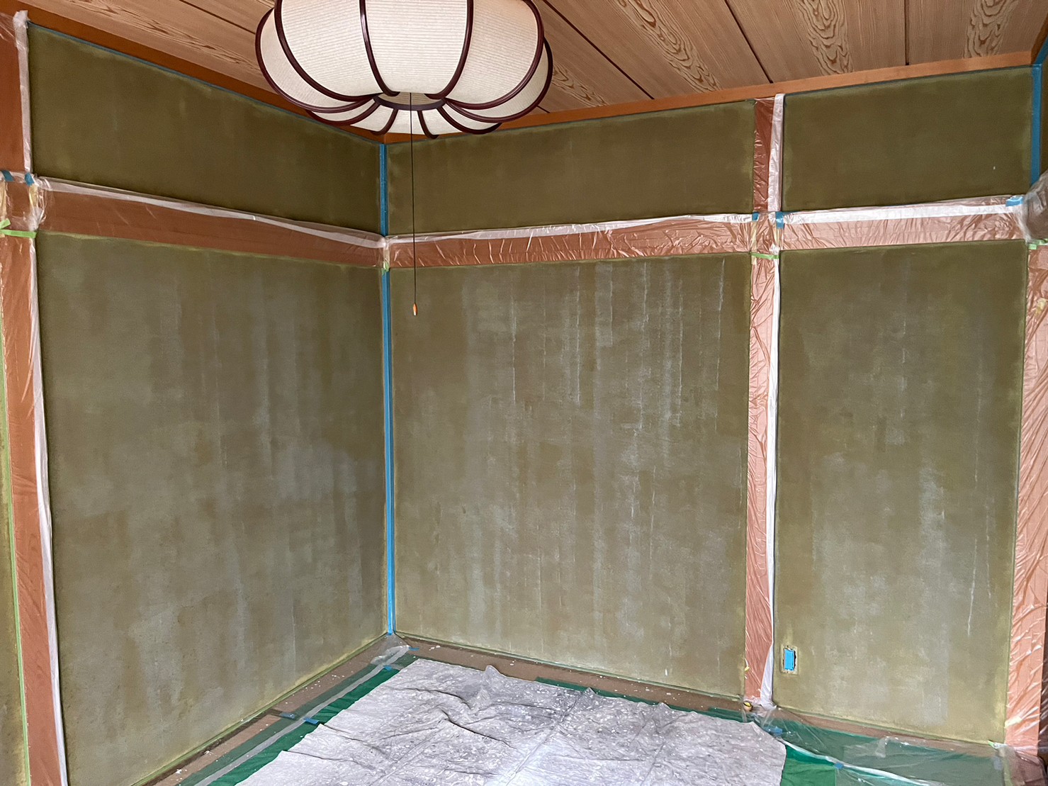 京都市和室聚楽壁塗装