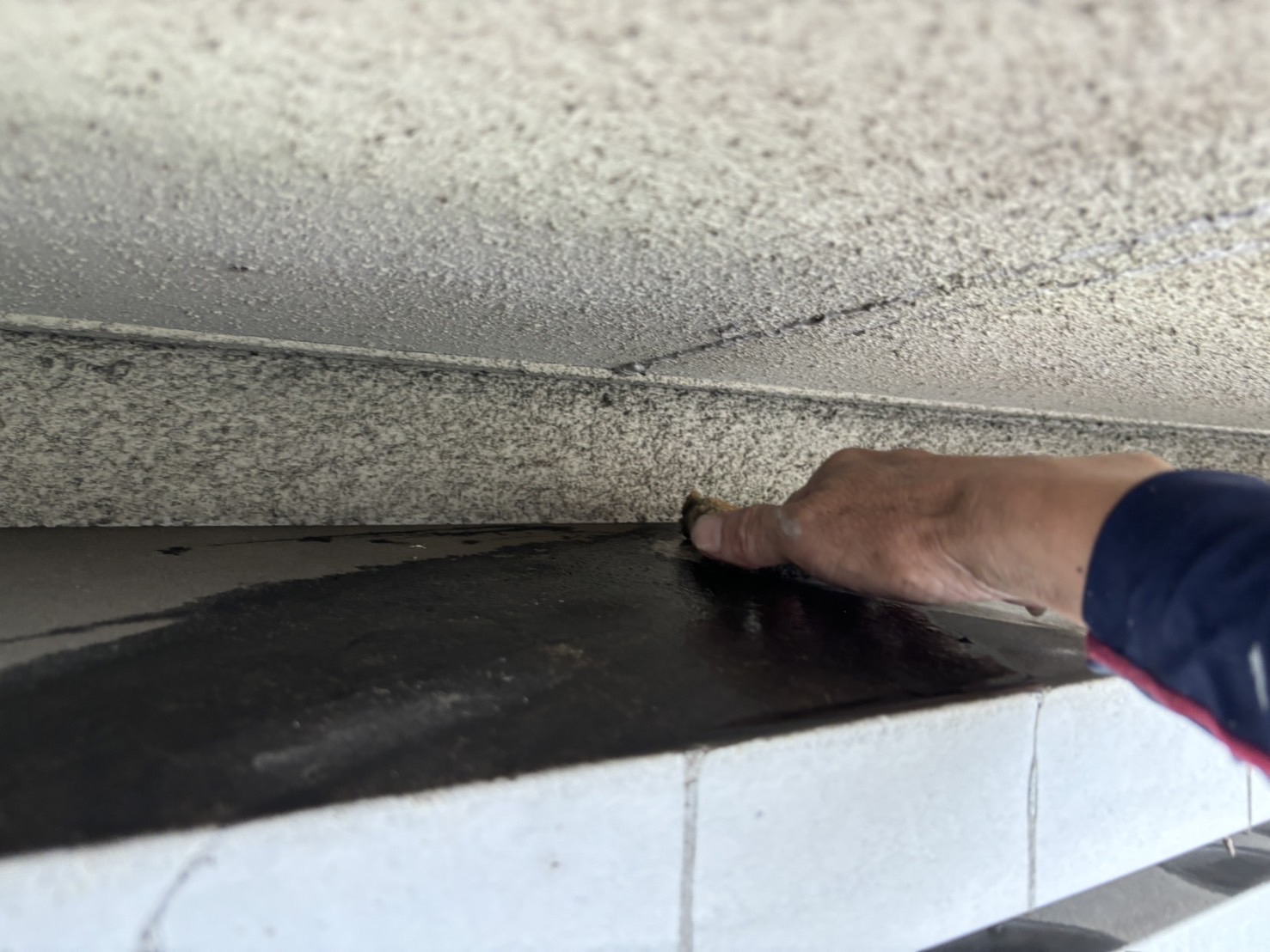 岡本邸 洗浄ケレン2