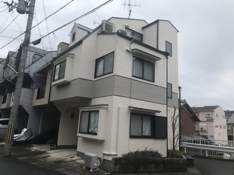 京都市北区S邸様｜屋根・外壁遮熱断熱塗料｜塗装工事完了【正木建装】