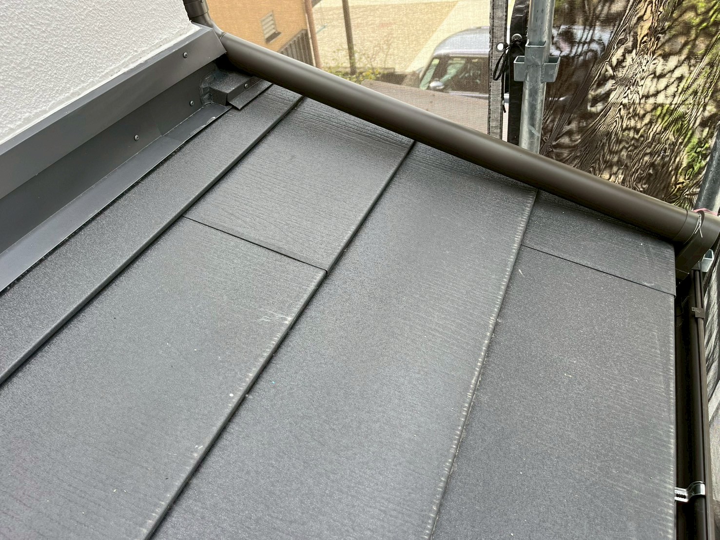 宇治市Ｋ邸様（リピーター）｜屋根葺き替え｜スーパーガルテクト【正木建装】