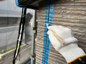 京都市左京区　シール施工作業