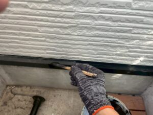 京都市左京区で2液性シリコン塗料で付帯塗装をしました