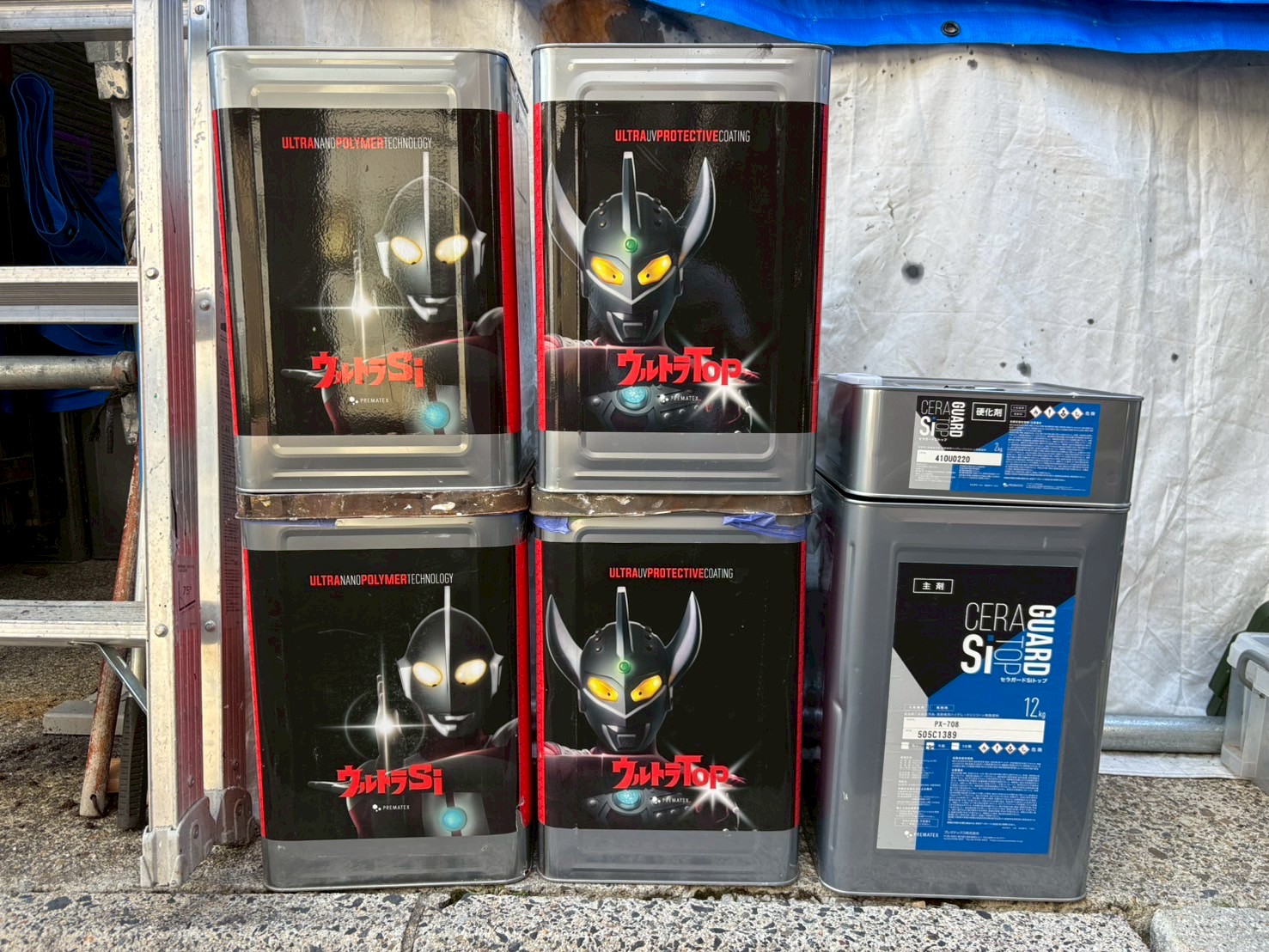 正木建装のお勧めの、高対候性塗料(耐候年数25年)塗料です