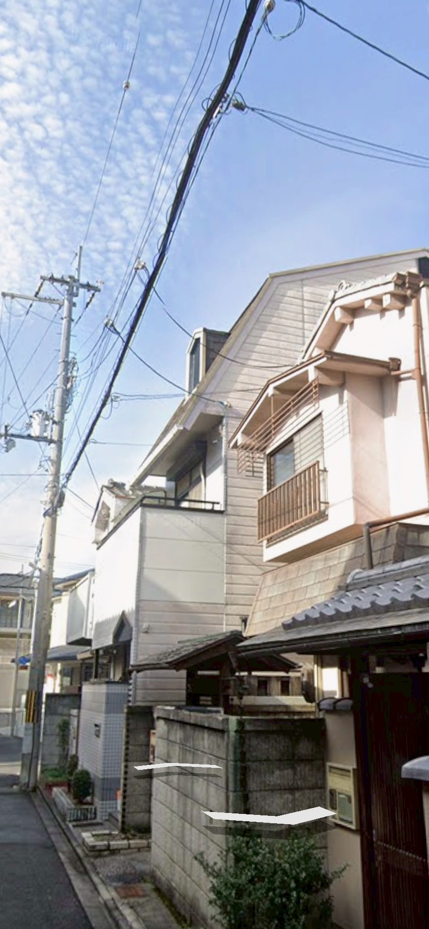京都市左京区のF邸様の外観のビフォー写真1