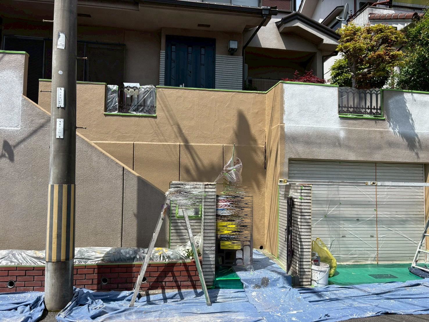 大阪府高槻市 フィラー施工状況3