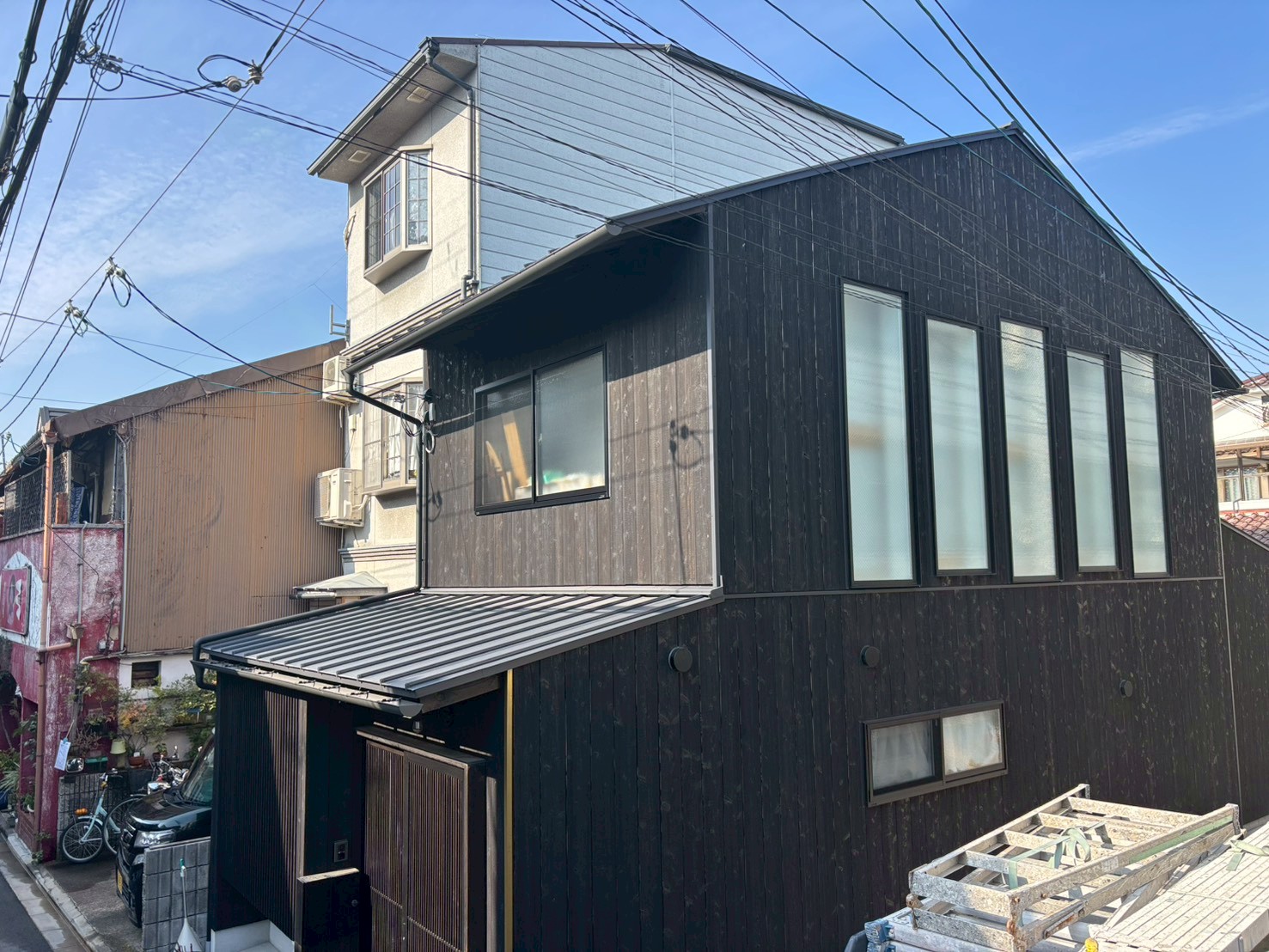 京都市左京区のi様邸の塗装前現状写真4