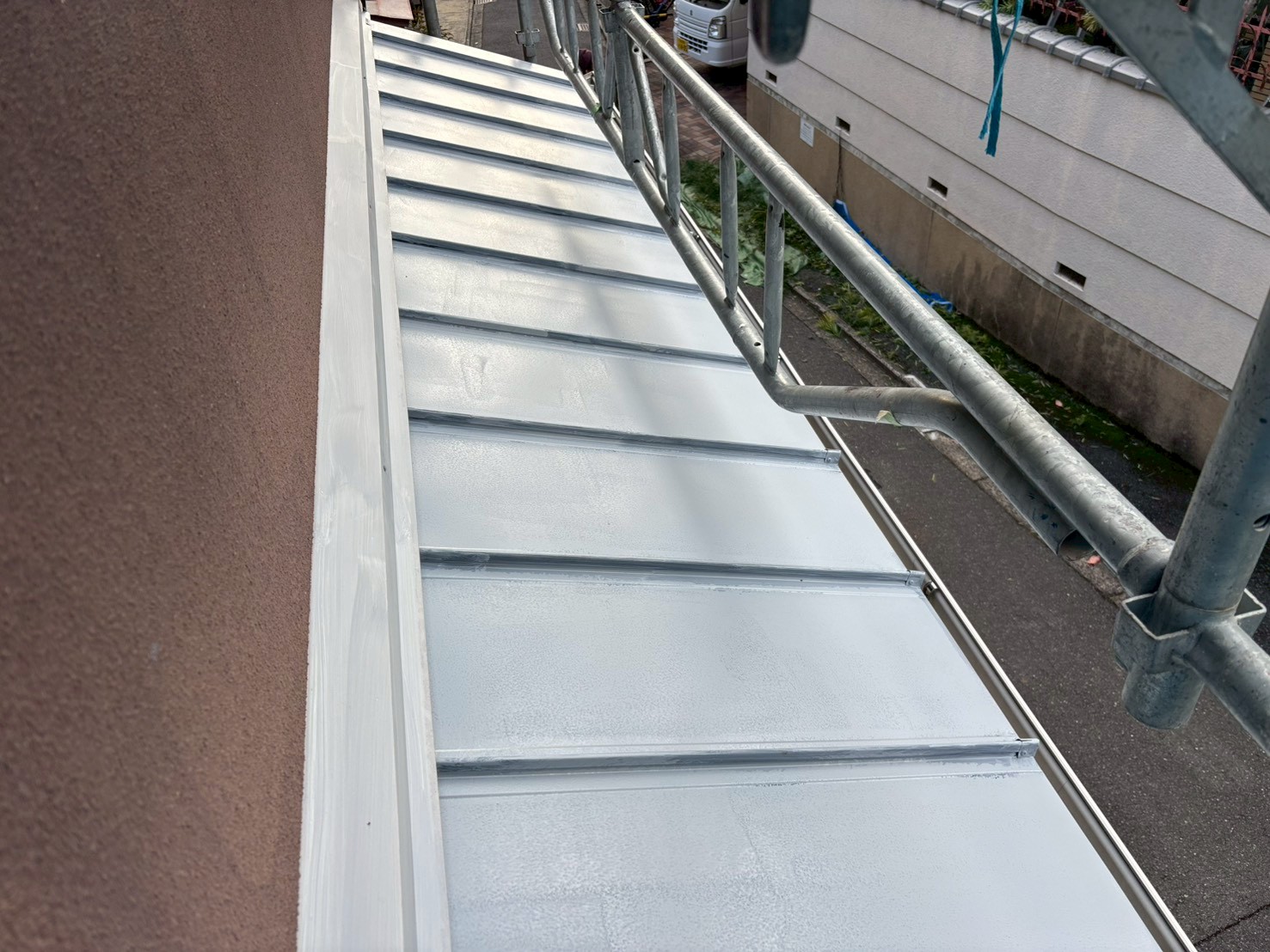 京都市左京区　屋根　無機塗料　完成　1